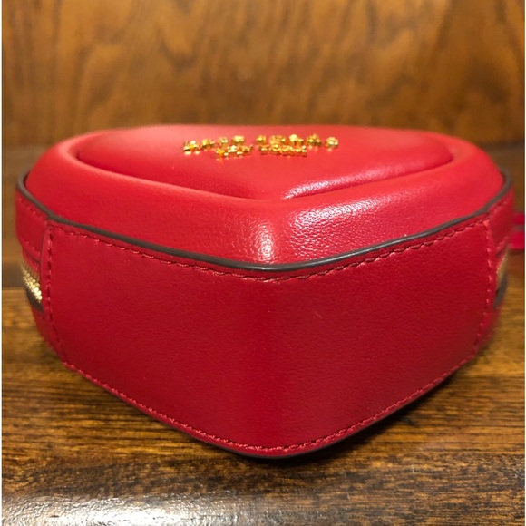 NWT-Kate Spade-Pitter Patter Heart ❤️Convertible Coin Purse-Perfect Cherry-$128 - Picture 7 of 16